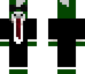 zombie cow in a suit