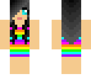 rainbow girl