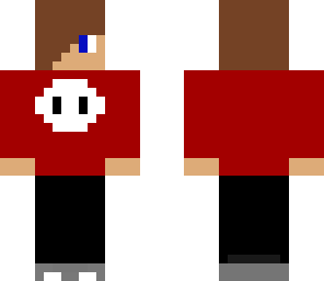 classic boy in red shirt