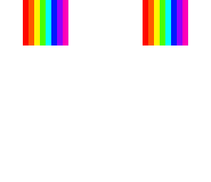 the rainbow head
