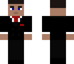 red tie tuxedo