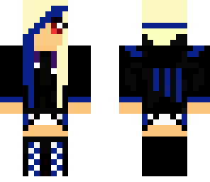 blue skrillex girl
