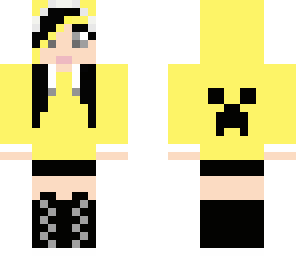 yellow emo girl