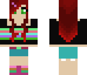 rainbow girl 123456789