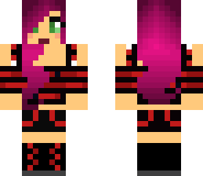 black and red girl
