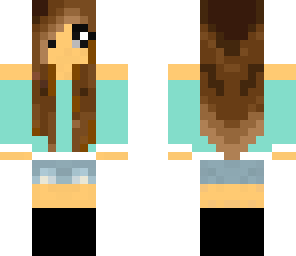 snowy biome girl