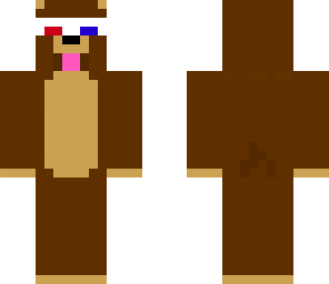 bear with 3d glasses