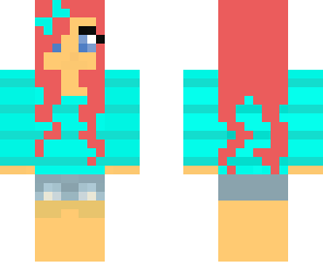 my fav skin with  pink hair
