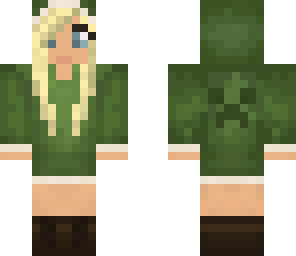 girl in creeper coat