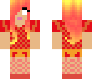 firey checks girl herobrine version