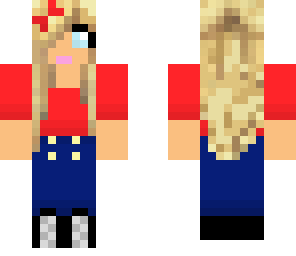 girl with high waist jeans - hair by geekbabe v2