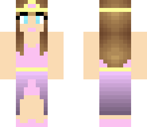 princess with high-low dress