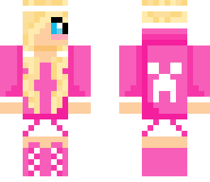 creeper girl pink