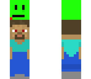 little baby have a slime helmet