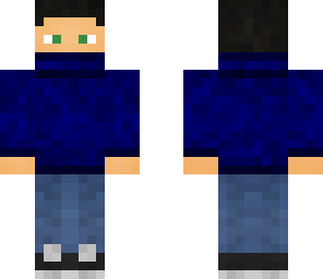 blue pullover