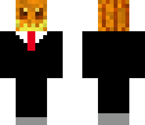 pumpkin in a suit