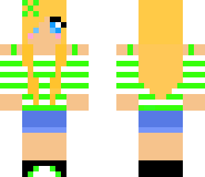 green spring girl