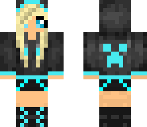 blue teen creeper girl