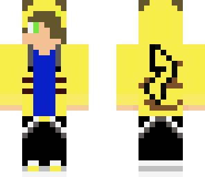 me in pikachu hoodie