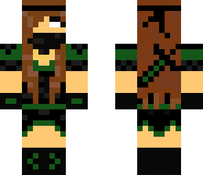 green ninja girl