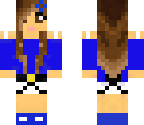 blue girl teen