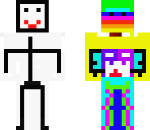 rainbow stick figure