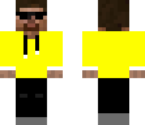 yellow hoodie