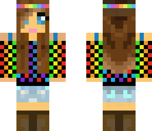rainbow girl