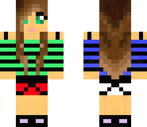 rainbow computer girl