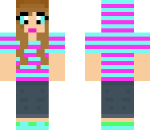 neon gamer girl