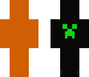 green orange and creeper
