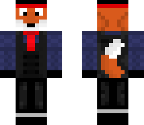 fox in a vest