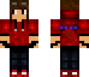  blue enderman hoodie boy