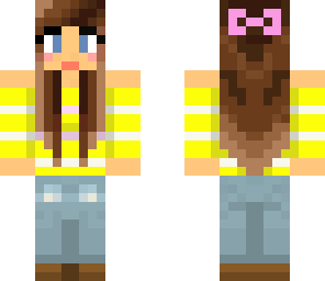 girl with yellow shirt