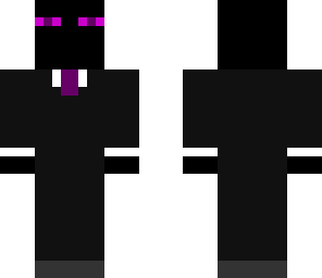 enderman in grey tux