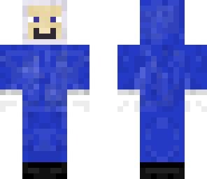 blue snow coat