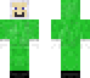 green snow coat