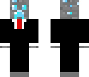 diamond creeper in a suit