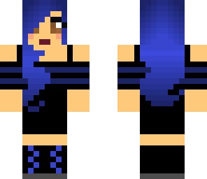 blue girl