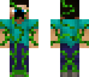 creeper infecting steve