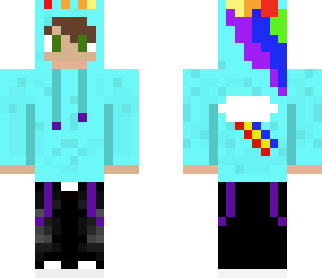 rainbow dash hoddie no black mouth