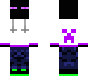 ender with creeper hoody