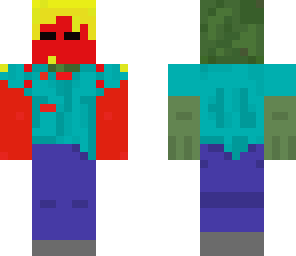 red zombie boy