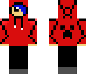 guy in red hoodie
