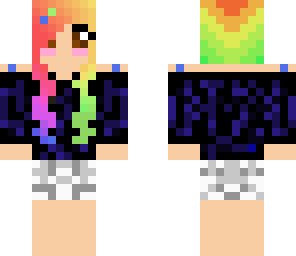 rainbow haired