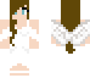 angel with brown hair