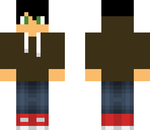 brown hoodie