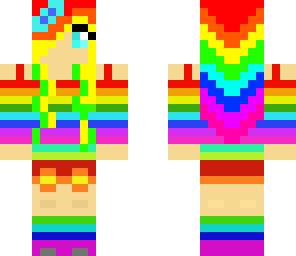 rainbow girl