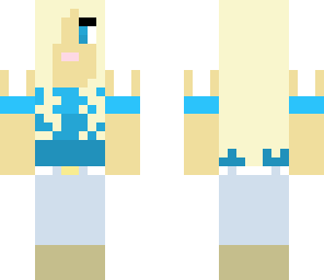 blue girl