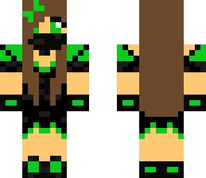 green ninja girl